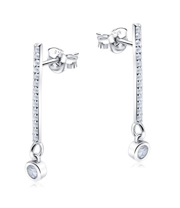 Beautiful CZ Silver Stud Earring STS-3989